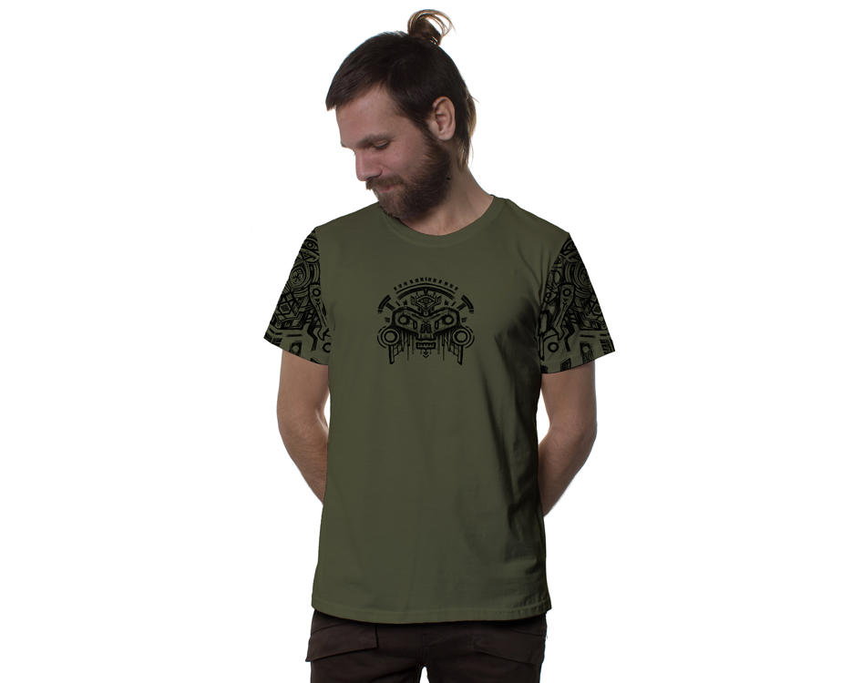Bonez t-shirt olive for men
